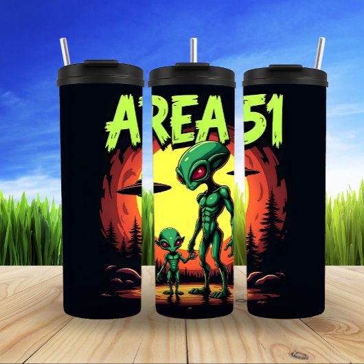 Extraterrestrischer Hotspot: Bereich 51 Thermosbecher