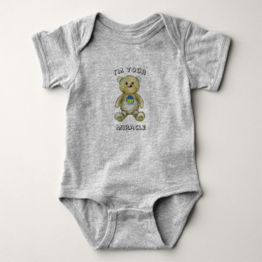 Extravagant Bear Baby Bodysuit Strampler (Vorderseite)