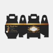Extravagant Black|Gold Royal African Prince Geschenkschachtel (Ungefaltet)