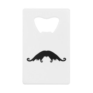 Extravagant Black Mustache Kreditkarte Flaschenöff Geldbeutel Flaschenöffner