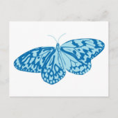 Extravagant Blue Butterfly Postkarte (Vorderseite)