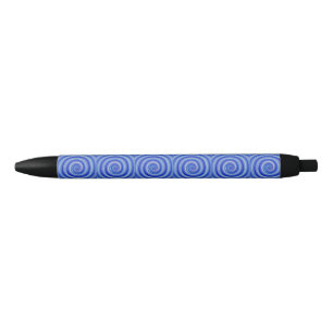 Extravagant Blue Spiral Kugelschreiber