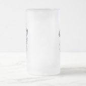 Extravagant Blue Vintag Monogram 'Y' - Tasse (Mittel)