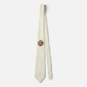 Extravagant Buttercreme Floral Bouquet Krawatte (Vorderseite)