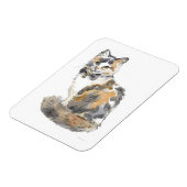 Extravagant Calico Cat Magnet (Linke Seite)