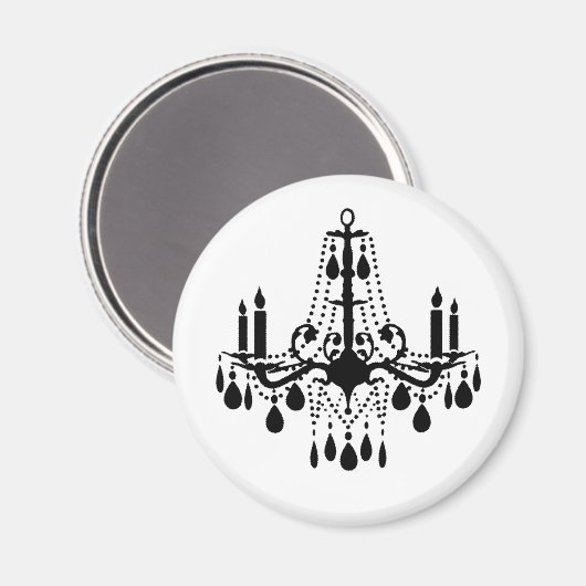 Extravagant Chandelier Magnet (Vorderseite/Rückseite)