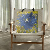 Extravagant Chic Starry Glittery Blue und Gold Gir Tasche