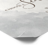 Extravagant Classic Wählen Sie einen Sitzplatz aus Poster (Ecke)