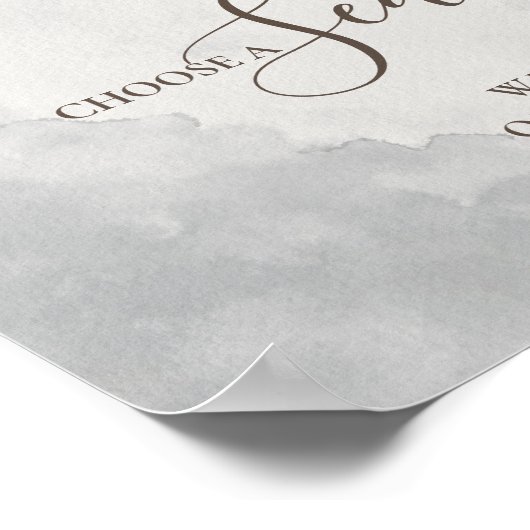 Extravagant Classic Wählen Sie einen Sitzplatz aus Poster (Ecke)