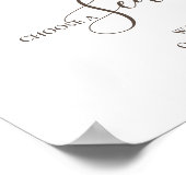 Extravagant Classic Wählen Sie einen Sitzplatz aus Poster (Ecke)