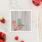 Extravagant Cowboy Boots Serviette (Beispiel)
