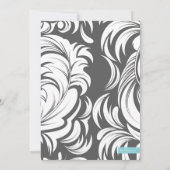 Extravagant Crown 16 . Geburtstag Geburtstagsparty Einladung (Rückseite)