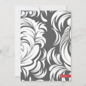 Extravagant Crown 16 . Geburtstag Geburtstagsparty Einladung (Rückseite)