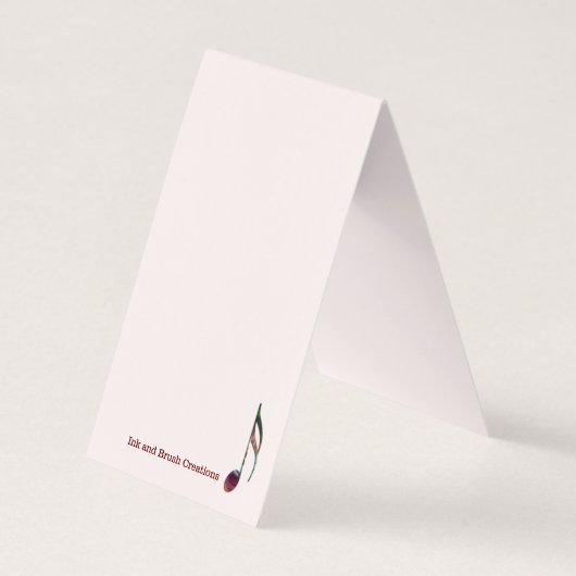 Extravagant Dancer Abstracy Visitenkarten (Rückseite)