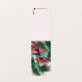 Extravagant Dancer Abstracy Visitenkarten (Außenseite Aufgefaltet)