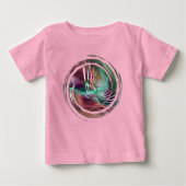 Extravagant Dancer Abstrakt Baby T-shirt (Vorderseite)
