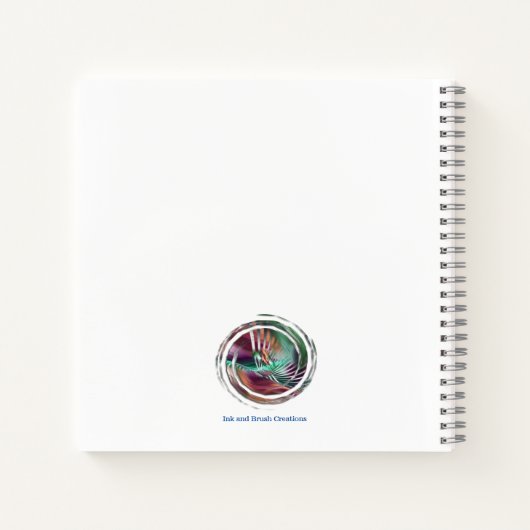 Extravagant Dancer Abstrakt Notizblock (Rückseite)