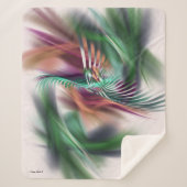 Extravagant Dancer Abstrakt Sherpadecke (Vorderseite)