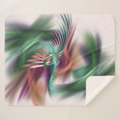 Extravagant Dancer Abstrakt Sherpadecke (Vorderseite (Horizontal))