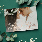 Extravagant danke Ihnen für Ihr Hochzeitsstipendiu Folieneinladung