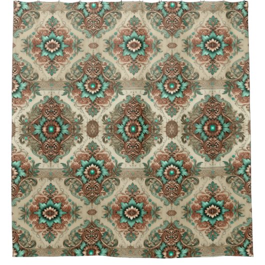 Extravagant Duschvorhang (Vorderseite)