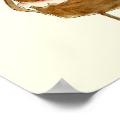 Extravagant ein Cake Funny Chocolate Cake Quirky C Poster (Ecke)