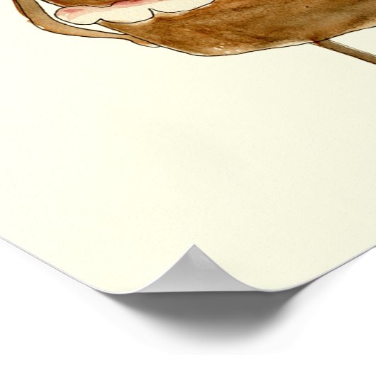 Extravagant ein Cake Funny Chocolate Cake Quirky C Poster (Ecke)