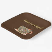 Extravagant ein Cuppa? Tee, das ist. Pappteller (Gewinkelt)