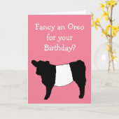 Extravagant ein Oreo? Alles Gute zum Karte (Gelbe Blume)