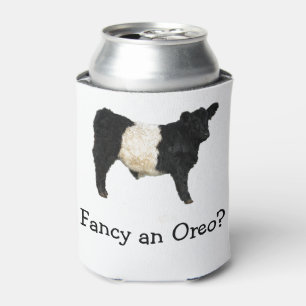 Extravagant ein Oreo? Galloway Cattle Beltie Steer Dosenkühler