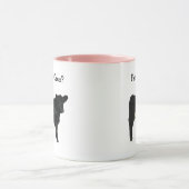 Extravagant ein Oreo? Galloway Kuh Beltie Steer Tasse (Zentrum)