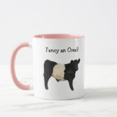 Extravagant ein Oreo? Galloway Kuh Beltie Steer Tasse (Links)