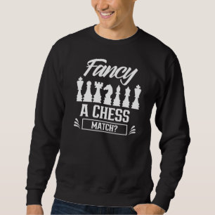 Extravagant ein Schachspiel Spieler Hobby Sweatshirt