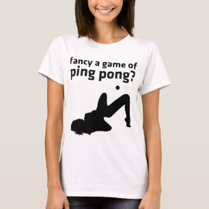 extravagant ein Spiel von Ping pong? T-Shirt