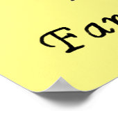 Extravagant ein Tart Funny Quirky Lemon Meringue P Poster (Ecke)