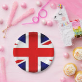 Extravagant England Britische Flaggen-Party-Papier Pappteller (Party)