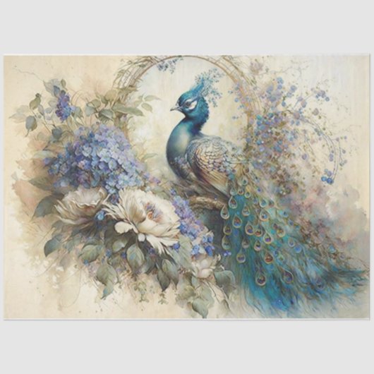 Extravagant Feathers Seidenpapier (Vorderseite)