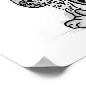 Extravagant Feline Poster (Ecke)