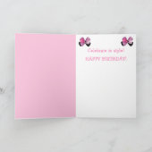 Extravagant Ferret Geburtstag Karte (Innenseite)