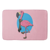 Extravagant Flamingo Bath Mat Badematte (Vorderseite)