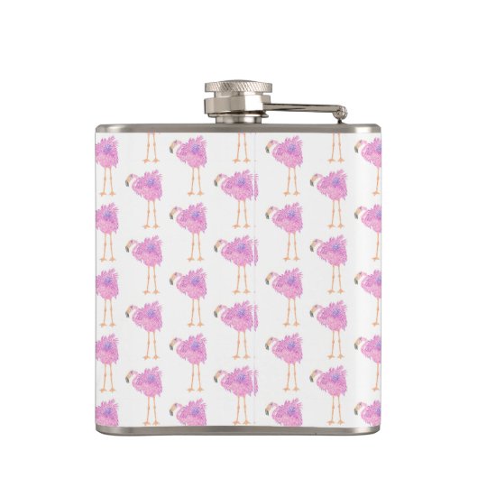 Extravagant Flamingo Flask Flachmann (Rückseite)