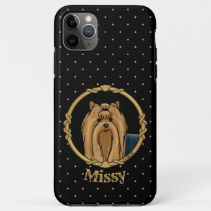 Extravagant Frame Yorkshire Terrier Yorkie Portrai Case-Mate iPhone Hülle