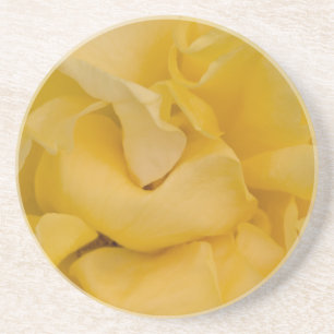 Extravagant-Gelb-Rose Sandstein Untersetzer