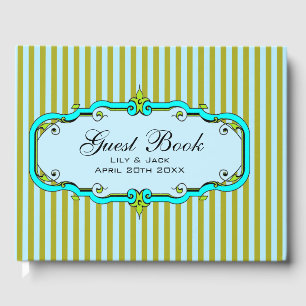 Extravagant gestrichen gästebuch