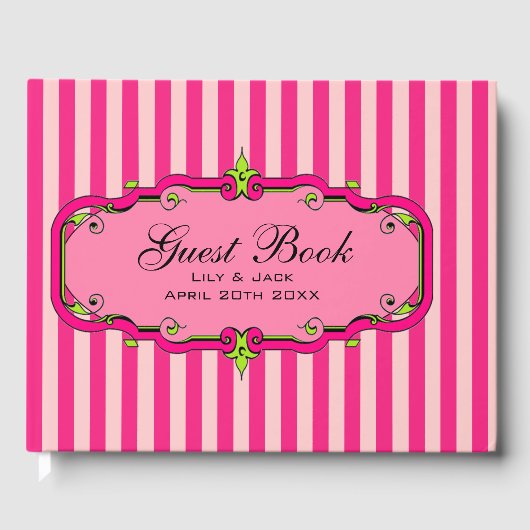 Extravagant gestrichen gästebuch (Vorderseite)