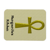 Extravagant Gold Ankh Flex Megnet Magnet (Horizontal)