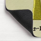 Extravagant Gold Ankh Mousepad (Ecke)