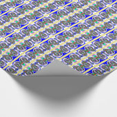 Extravagant grau geschenkpapier (Ecke)
