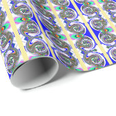 Extravagant grau geschenkpapier (Rolleneckpunkt)