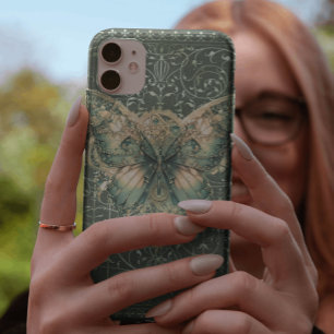 Extravagant Green Steampunk Butterfly Case-Mate iPhone 14 Hülle